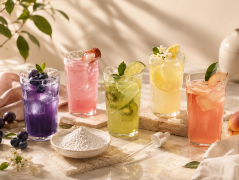 Aromind La première gamme d'arômes actifs émotionnels pour l'industrie alimentaire et nutraceutique à découvrir dans des boissons